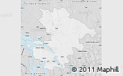 Silver Style Map of Östersund Kommun