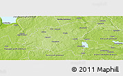 Physical Panoramic Map of Nässjö Kommun