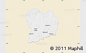 Classic Style Map of Sävsjö Kommun, single color outside