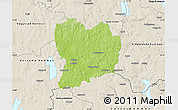 Physical Map of Sävsjö Kommun, shaded relief outside