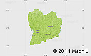 Physical Map of Sävsjö Kommun, single color outside