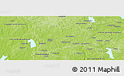 Physical Panoramic Map of Sävsjö Kommun