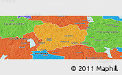 Political Panoramic Map of Sävsjö Kommun