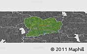 Satellite Panoramic Map of Sävsjö Kommun, desaturated