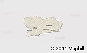 Shaded Relief Panoramic Map of Sävsjö Kommun, cropped outside