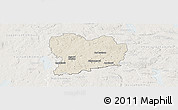 Shaded Relief Panoramic Map of Sävsjö Kommun, lighten