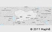 Silver Style Panoramic Map of Sävsjö Kommun
