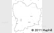 Blank Simple Map of Sävsjö Kommun, cropped outside