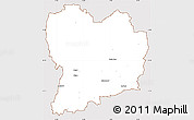 Classic Style Simple Map of Sävsjö Kommun, cropped outside