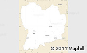 Classic Style Simple Map of Sävsjö Kommun