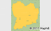 Savanna Style Simple Map of Sävsjö Kommun