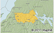 Savanna Style 3D Map of Tranas Kommun