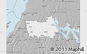 Gray Map of Tranas Kommun