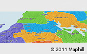 Political Panoramic Map of Tranas Kommun
