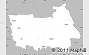 Gray Simple Map of Tranas Kommun