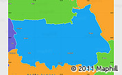 Political Simple Map of Tranas Kommun