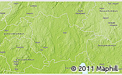 Physical 3D Map of Vaggeryd Kommun