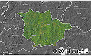 Satellite 3D Map of Vaggeryd Kommun, desaturated