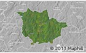 Satellite 3D Map of Vaggeryd Kommun, lighten, desaturated