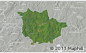Satellite 3D Map of Vaggeryd Kommun, lighten, semi-desaturated