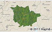 Satellite 3D Map of Vaggeryd Kommun, shaded relief outside