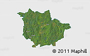 Satellite 3D Map of Vaggeryd Kommun, single color outside