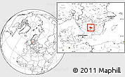 Blank Location Map of Vaggeryd Kommun