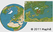 Satellite Location Map of Vaggeryd Kommun