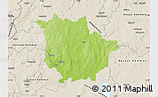 Physical Map of Vaggeryd Kommun, shaded relief outside