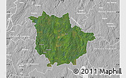 Satellite Map of Vaggeryd Kommun, lighten, desaturated