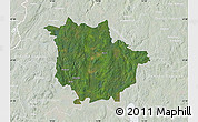 Satellite Map of Vaggeryd Kommun, lighten