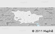 Gray Panoramic Map of Vaggeryd Kommun