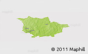 Physical Panoramic Map of Vaggeryd Kommun, cropped outside