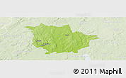 Physical Panoramic Map of Vaggeryd Kommun, lighten