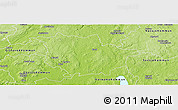 Physical Panoramic Map of Vaggeryd Kommun