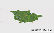 Satellite Panoramic Map of Vaggeryd Kommun, cropped outside