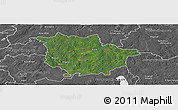 Satellite Panoramic Map of Vaggeryd Kommun, desaturated