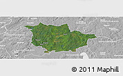 Satellite Panoramic Map of Vaggeryd Kommun, lighten, desaturated