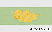 Savanna Style Panoramic Map of Vaggeryd Kommun, single color outside