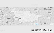 Silver Style Panoramic Map of Vaggeryd Kommun