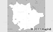 Gray Simple Map of Vaggeryd Kommun