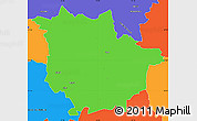 Political Simple Map of Vaggeryd Kommun