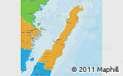 Political 3D Map of Borgholm Kommun