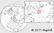 Blank Location Map of Borgholm Kommun