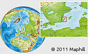 Physical Location Map of Borgholm Kommun