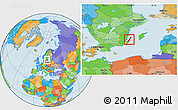 Political Location Map of Borgholm Kommun