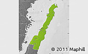 Physical Map of Borgholm Kommun, desaturated