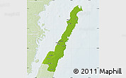 Physical Map of Borgholm Kommun, lighten