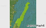 Physical Map of Borgholm Kommun, satellite outside