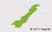 Physical Panoramic Map of Borgholm Kommun, cropped outside